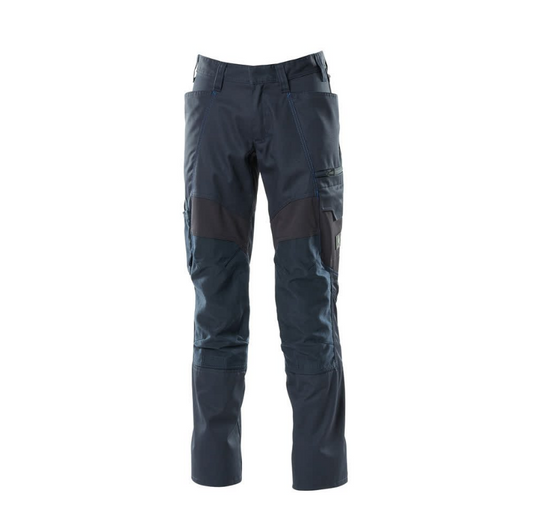 Kokybiškos darbo kelnės MASCOT Ultimate Stretch, F18579-442-010, tamsiai mėlyna spalva