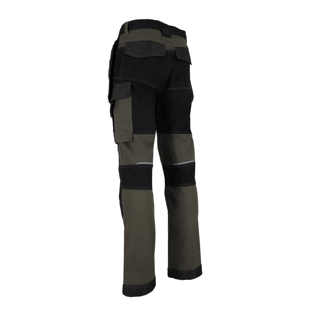 Stilingos ir elastingos darbo kelnės TERRA, ergonomiškos, su papildomomis kišenėmis
