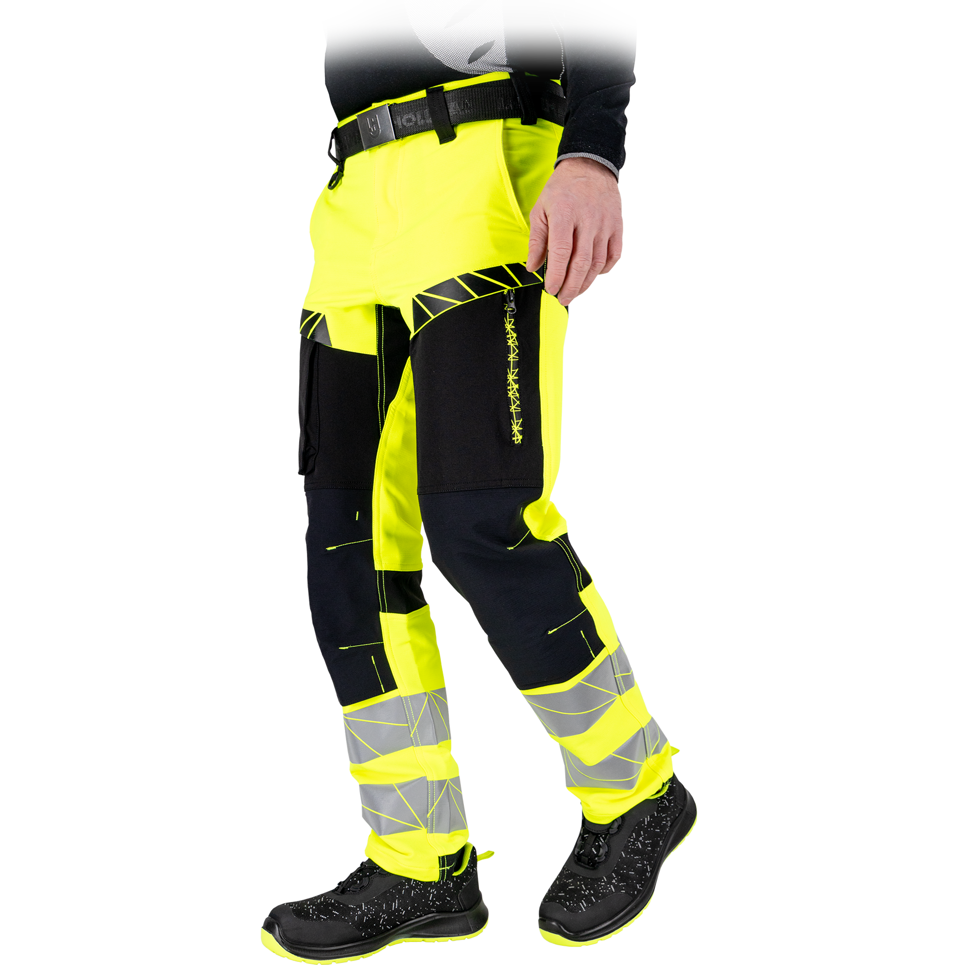 Aukštos kokybės elastingos darbo kelnės RAUTEX, su RIP-STOP medžiaga