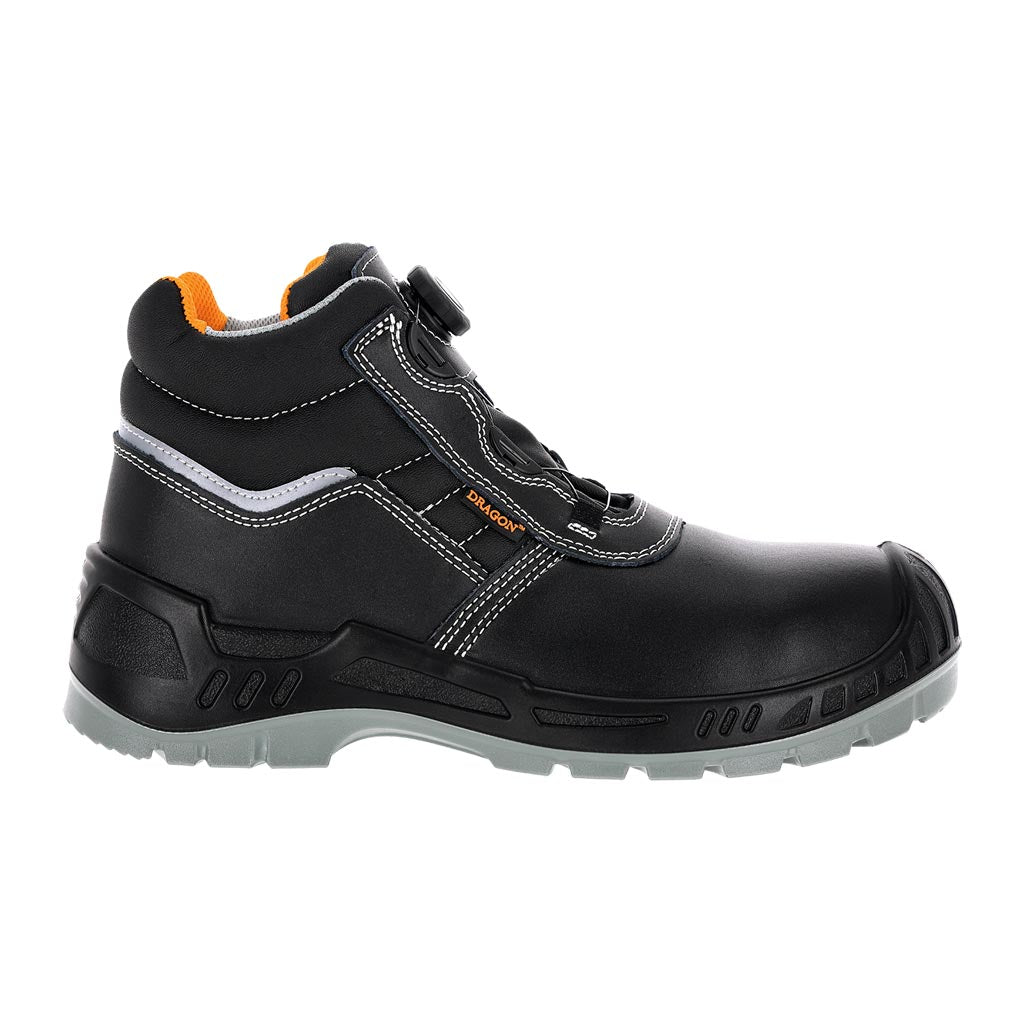 Vandeniui atsparūs darbo batai TITAN HIGH KEVLAR S3 SRC, su greito užveržimo sistema