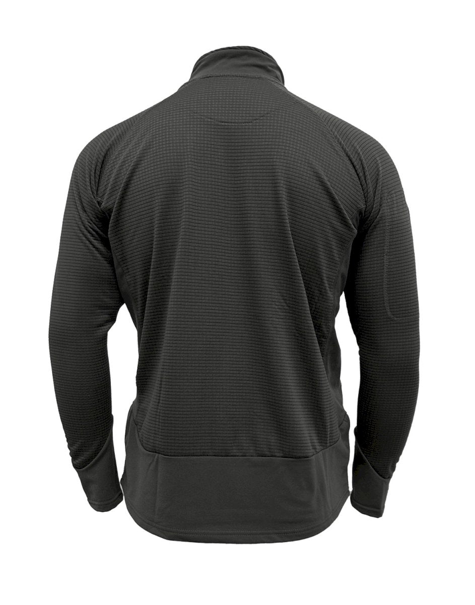 Taktiniai termo marškinėliai Texar Thermal Black, su flisinius audiniu, juodos spalvos