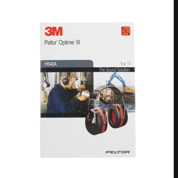 Apsauginės ausinės 3M OPTIME III RED