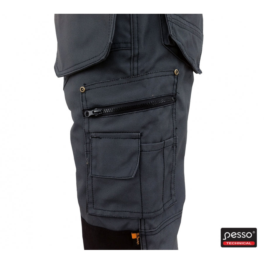 Darbo kelnės Pesso KDP110P, pilkos