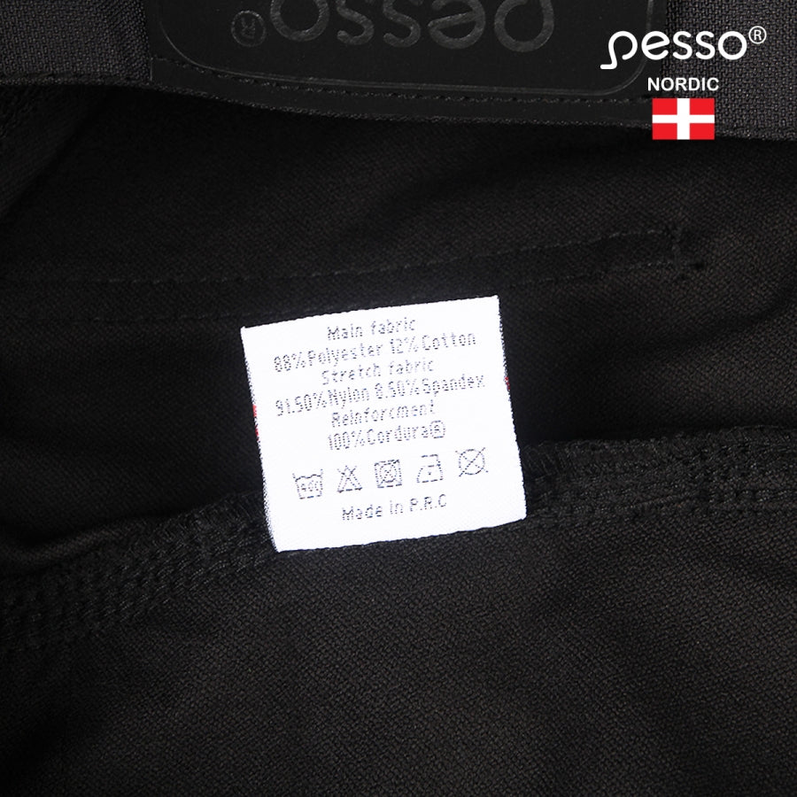 Darbo kelnės PESSO TITAN Flexpro 126, juodos