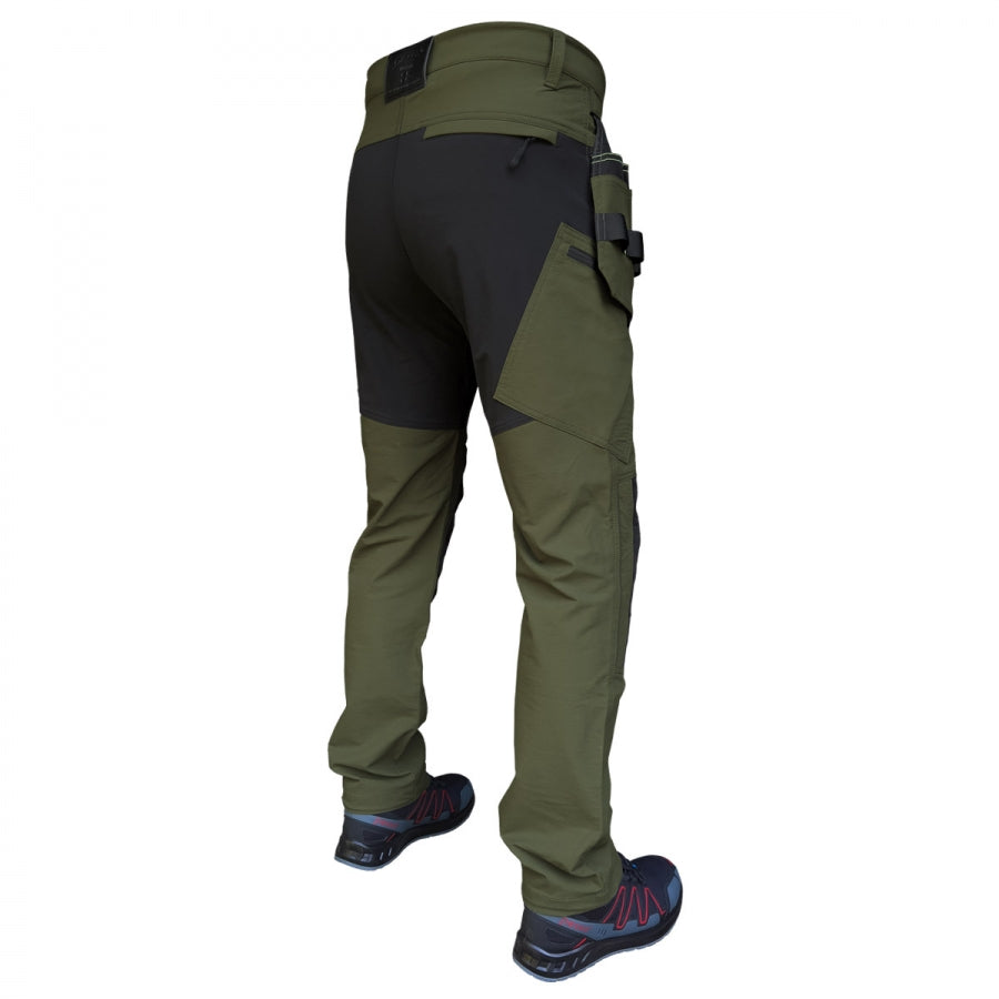 Darbo kelnės PESSO JUPITER Fit Slim 175, žalios