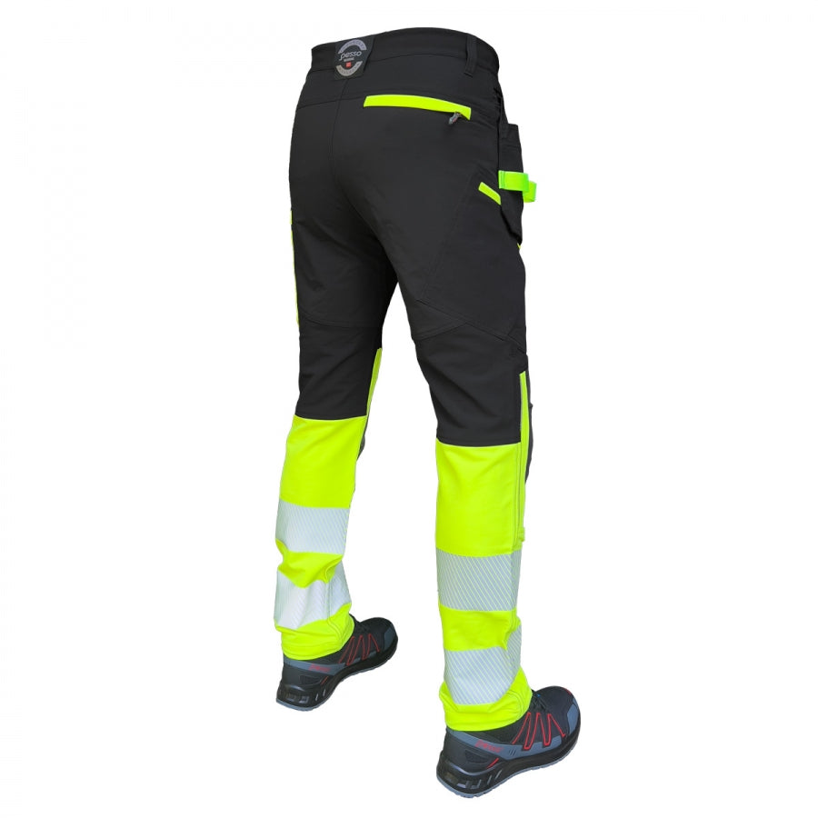 Darbo kelnės PESSO JUPITER Fit Slim 175, signalinės