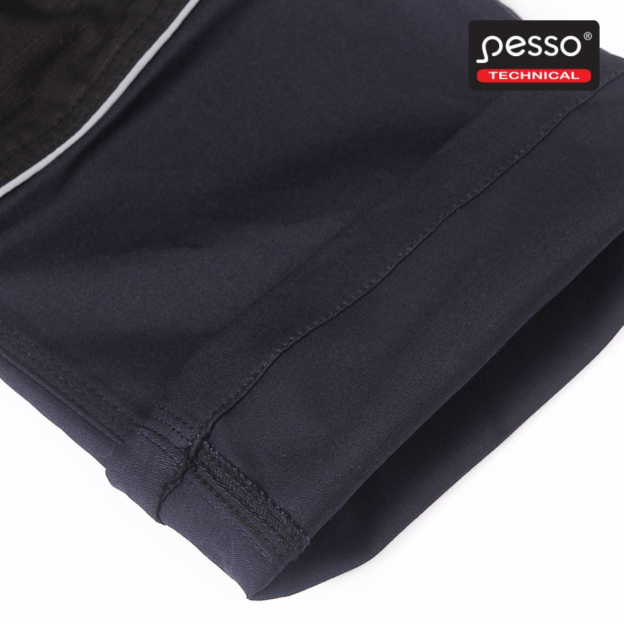 Darbo kelnės Pesso iš tvirto medvilninio STRETCH 215 audinio su elastanu, mėlynos