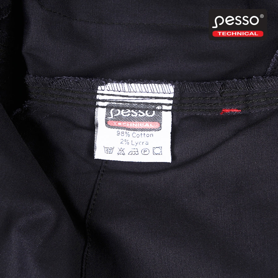 Darbo kelnės Pesso iš tvirto medvilninio STRETCH 215 audinio su elastanu, mėlynos