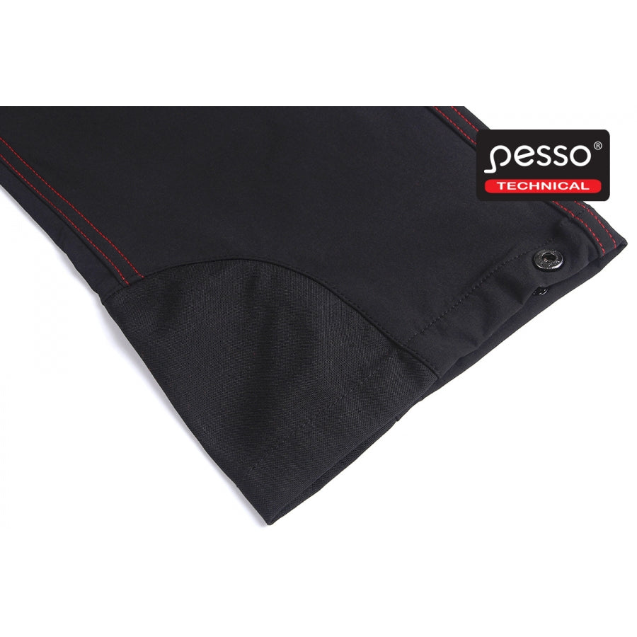 Darbo kelnės Pesso iš tvirto ir tampraus STRETCH audinio Pesso Mercury, juodos | KD145B