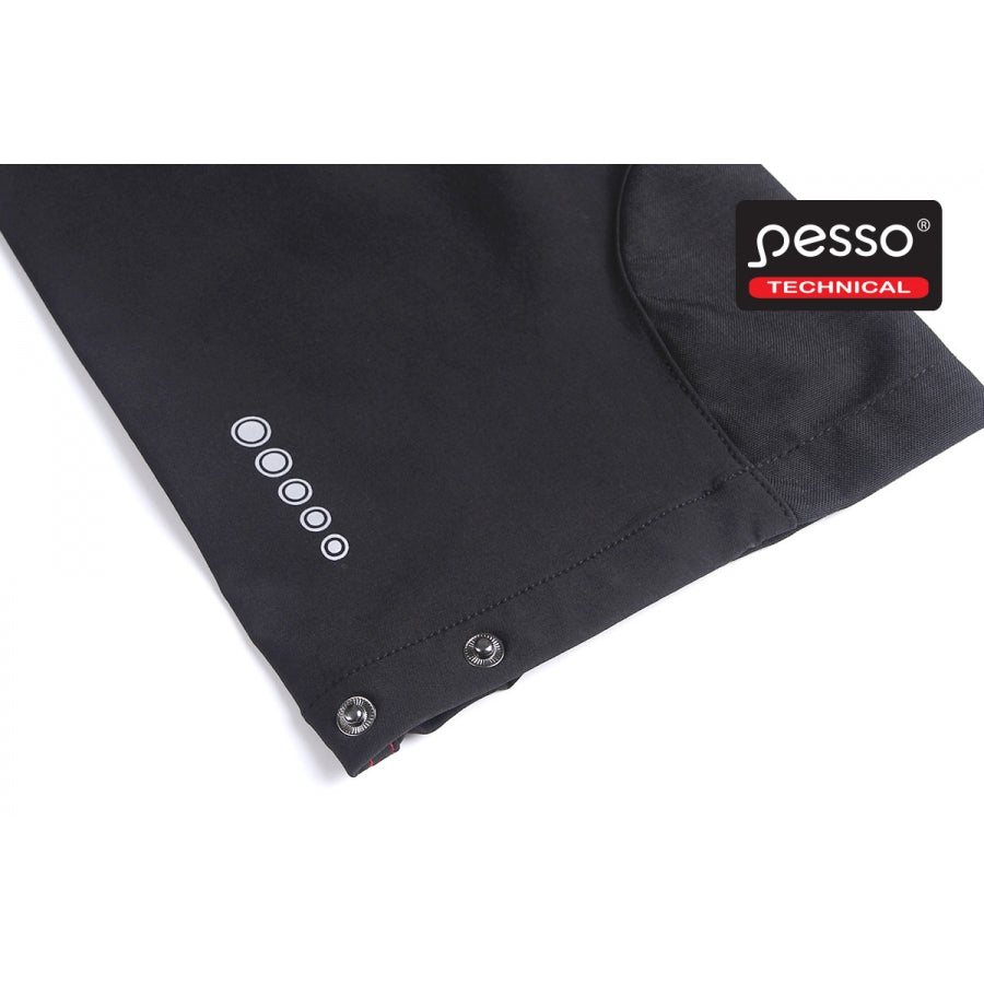 Darbo kelnės Pesso iš tvirto ir tampraus STRETCH audinio Pesso Mercury, juodos | KD145B