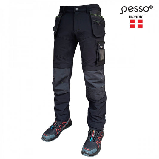 Darbo kelnės Pesso TAURUS Stretch 165, juodos