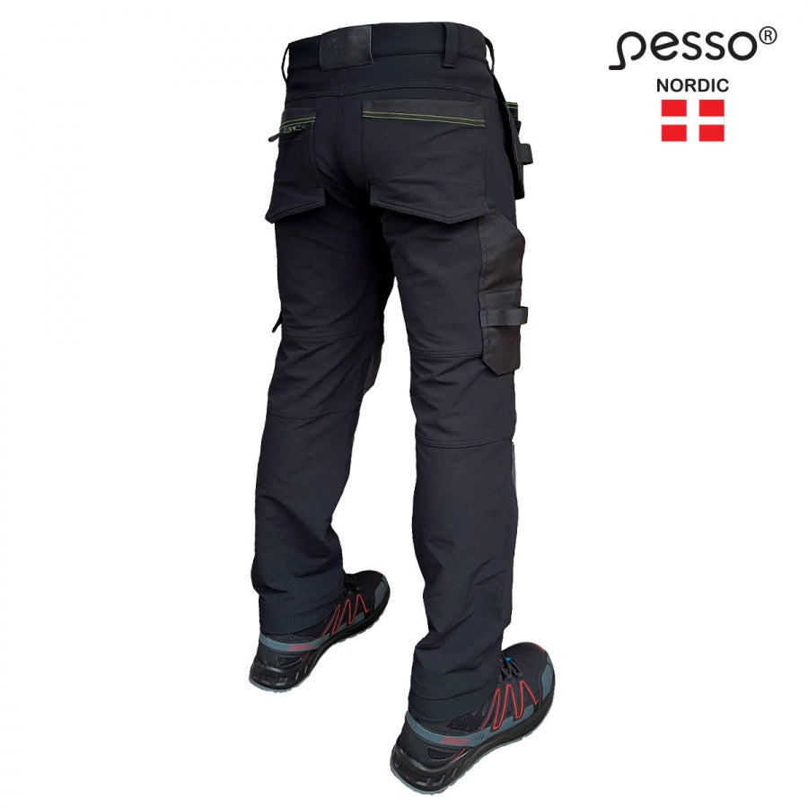 Darbo kelnės Pesso TAURUS Stretch 165, juodos
