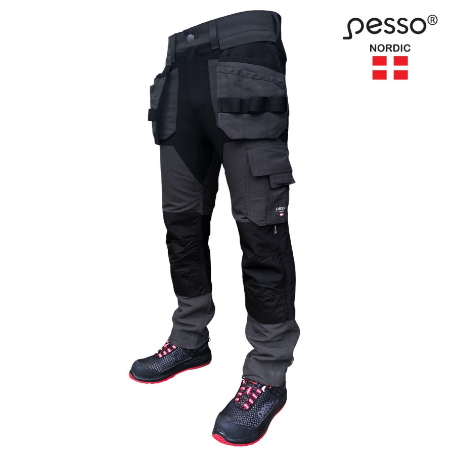 Darbo kelnės PESSO TITAN Flexpro 125, juodos
