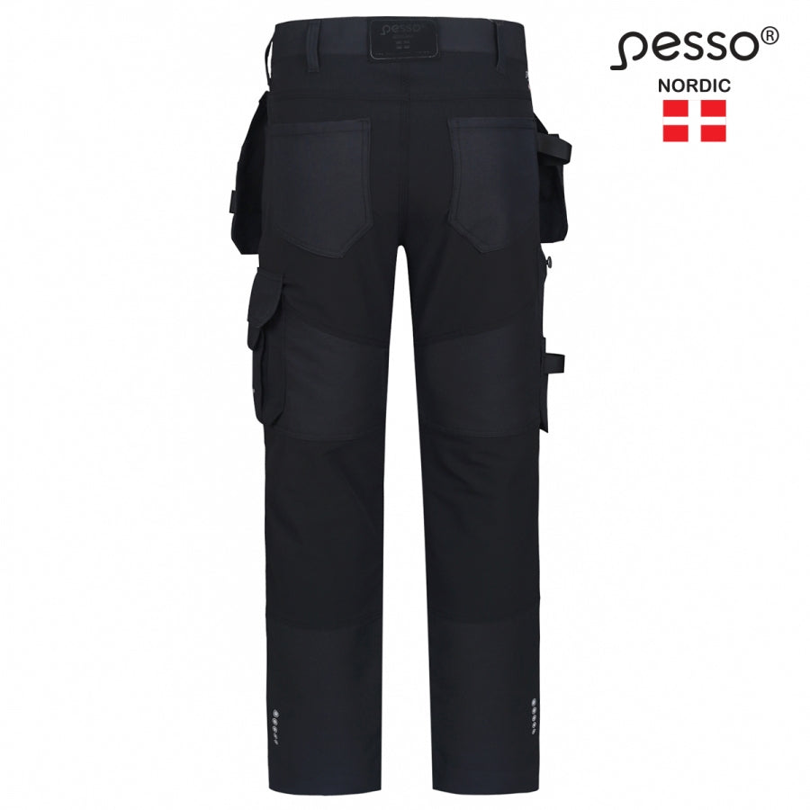 Darbo kelnės PESSO TITAN Flexpro 125, juodos