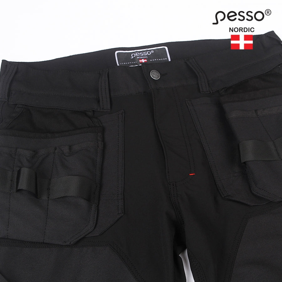 Darbo kelnės PESSO TITAN Flexpro 125, juodos