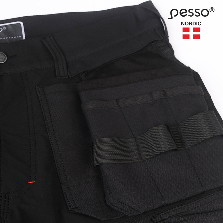 Darbo kelnės PESSO TITAN Flexpro 125, juodos