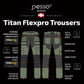 Darbo kelnės PESSO TITAN Flexpro 125, žalios