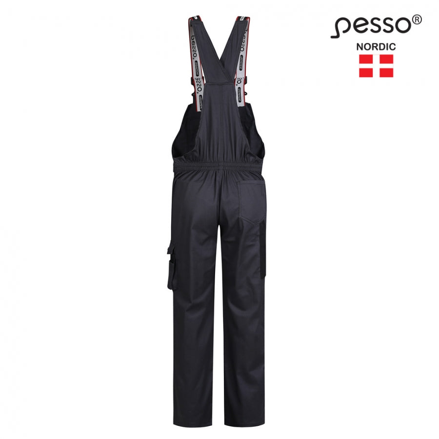 Elastingas puskombinezonis PESSO STRETCH TWILL, pilkos spalvos