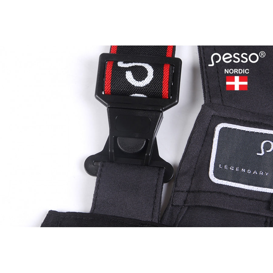Elastingas puskombinezonis PESSO STRETCH TWILL, pilkos spalvos