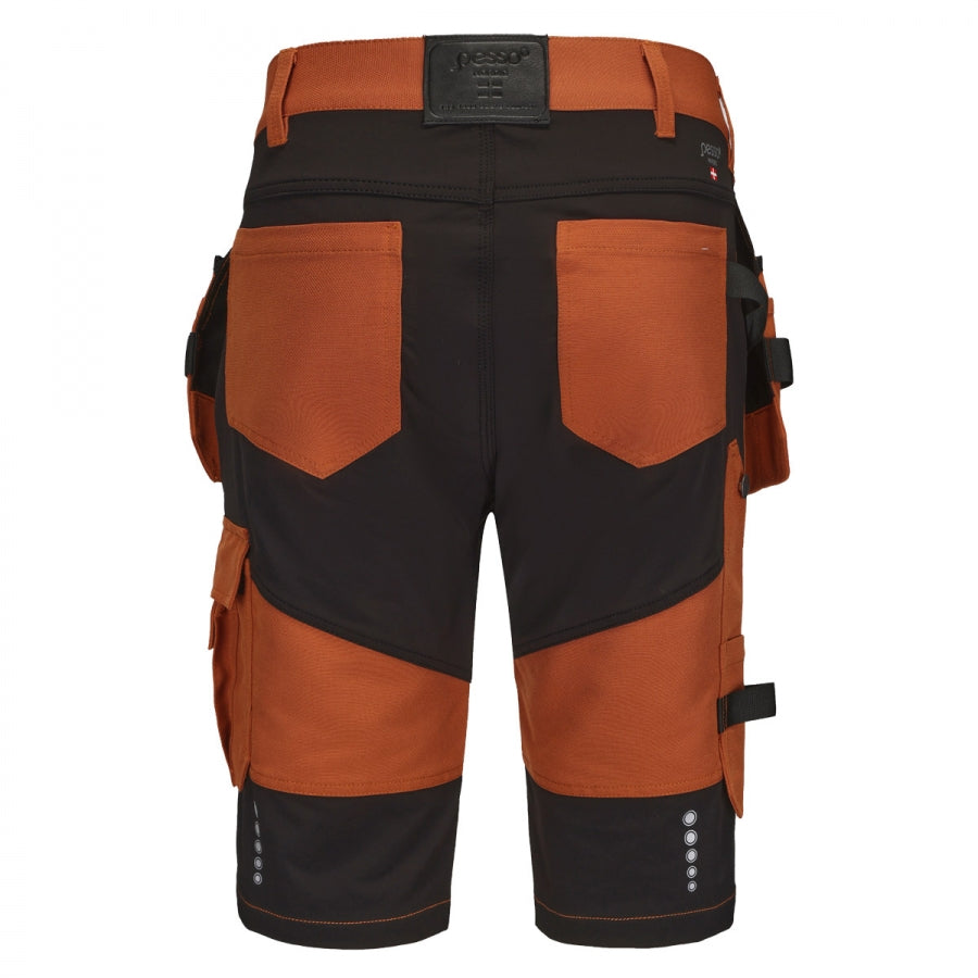 Darbo šortai Pesso TITAN Flexpro 125, rudi Mountain Brown