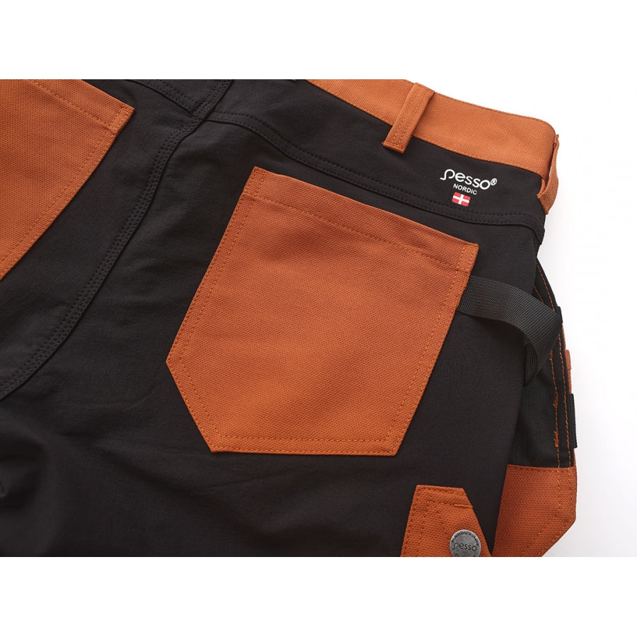 Darbo šortai Pesso TITAN Flexpro 125, rudi Mountain Brown