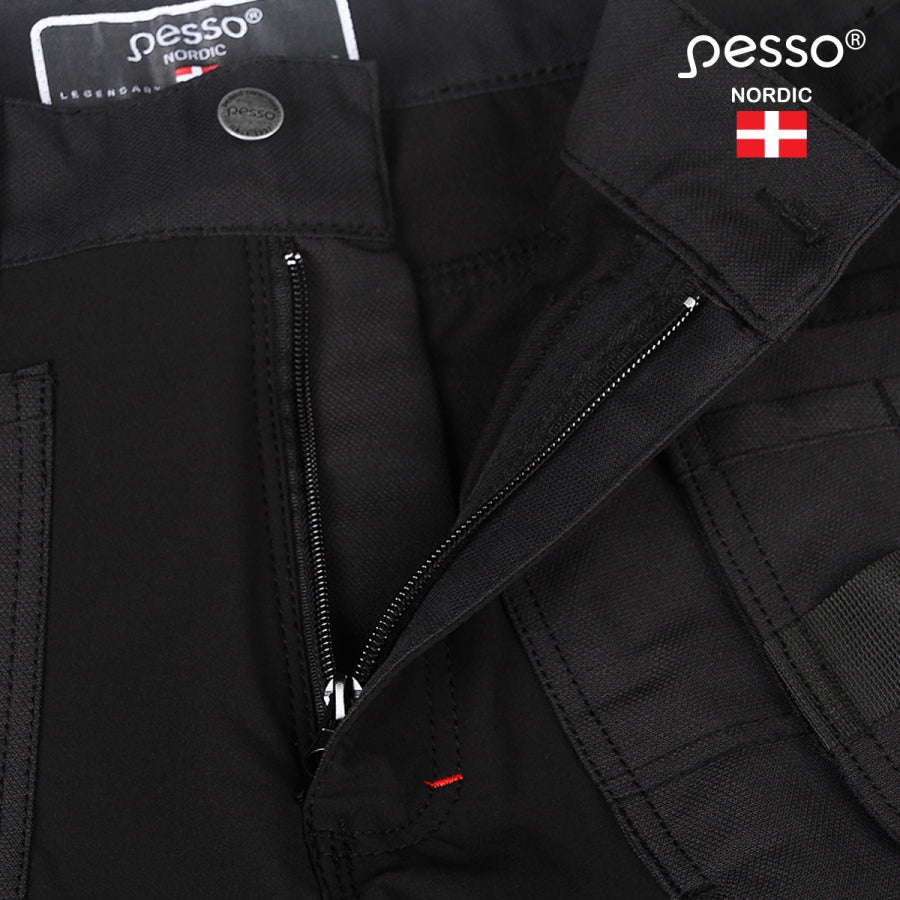 Darbo šortai Pesso TITAN Flexpro 125, juoda spalva