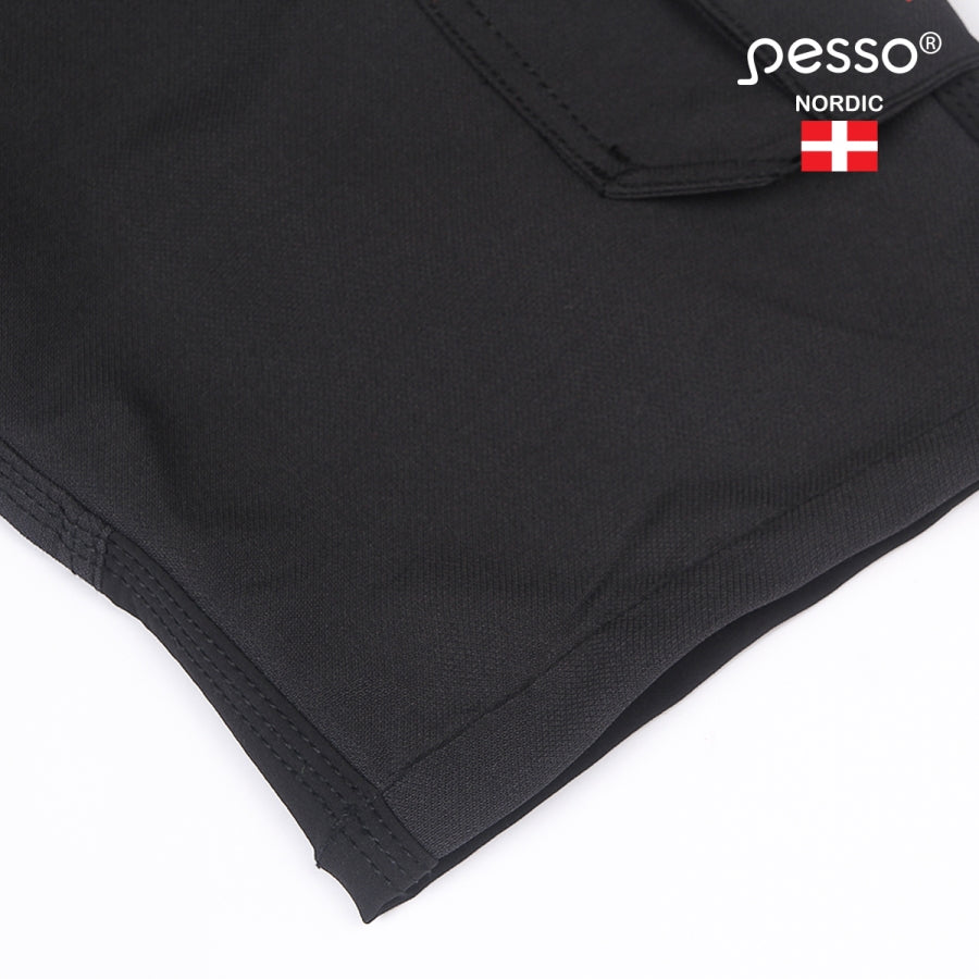 Darbo šortai Pesso TITAN Flexpro 125, juoda spalva