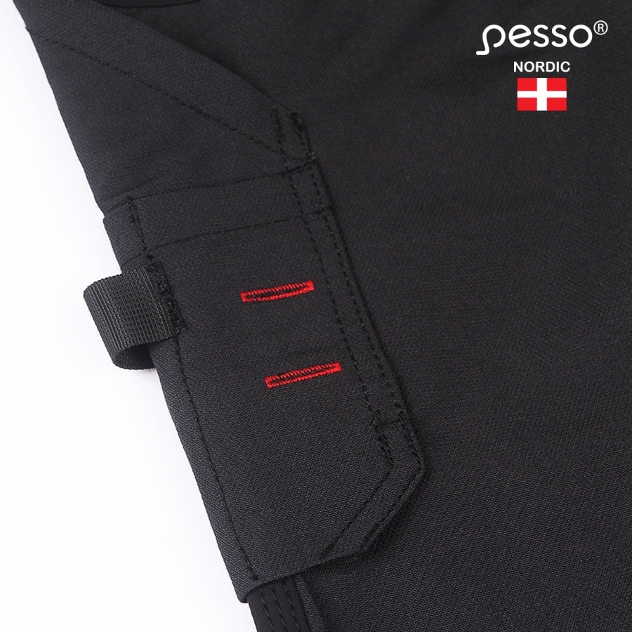 Darbo šortai Pesso TITAN Flexpro 125, juoda spalva