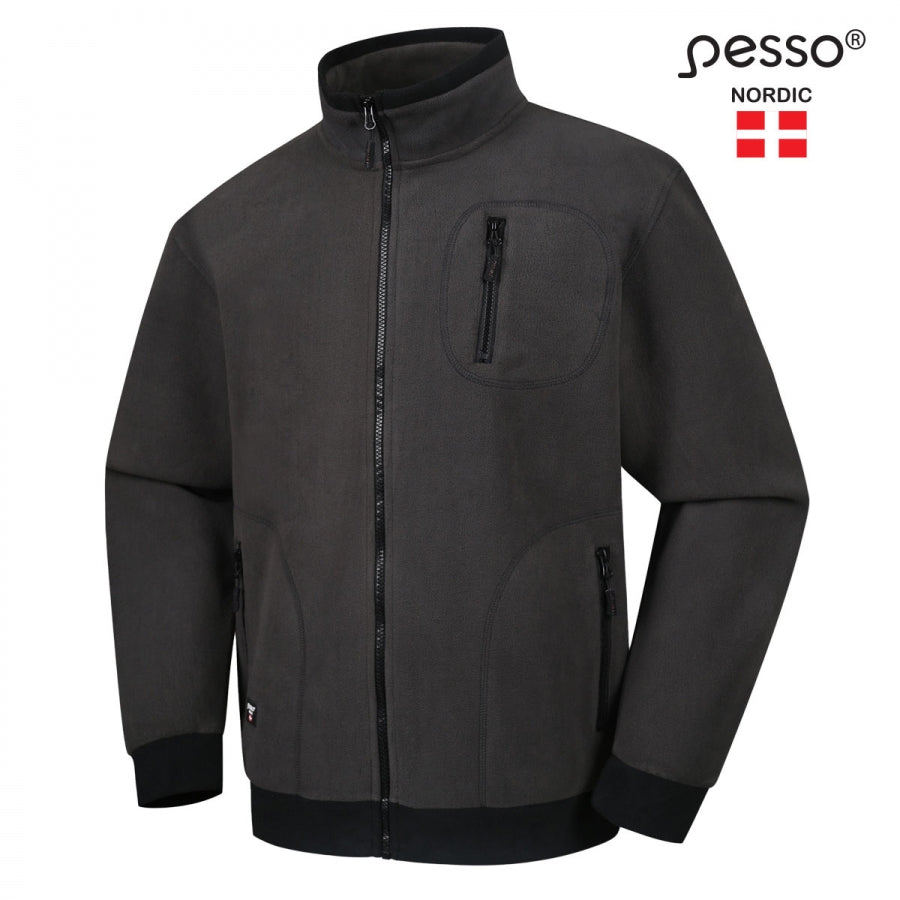 Džemperis PESSO Fleece FMPN, pilkas