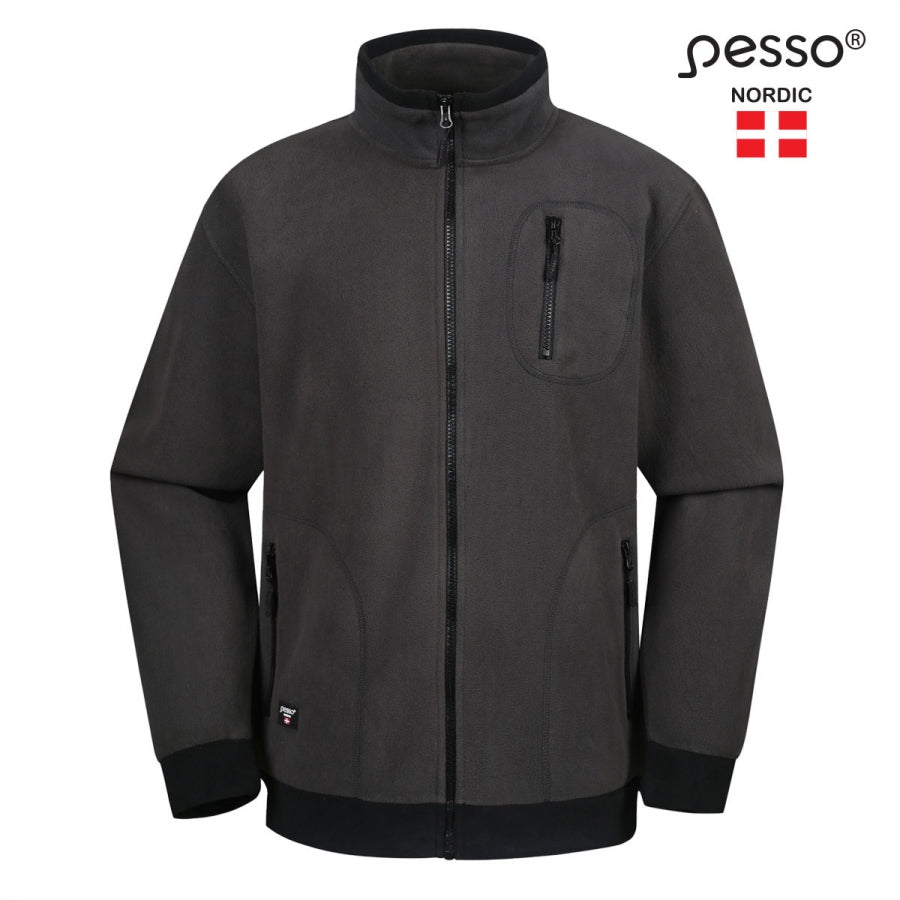 Džemperis PESSO Fleece FMPN, pilkas