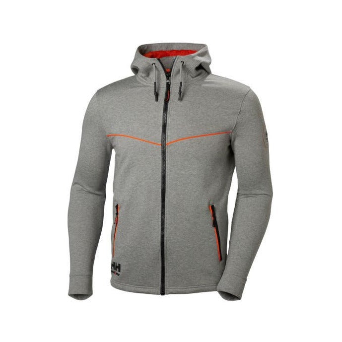 Gobtuvas: erdvus, reguliuojamo dydžio gobtuvas. Gobtuvo apgaubimas reguliuojamas šniūreliais. Porėto audinio pamušalas. Kišenės: Džemperio priekyje yra dvi talpios kišenės. Rankogaliai: tamprūs trikotažiniai rankogaliai. Užtrauktukai: vandenį atstumiantys užtrauktukai YKK®