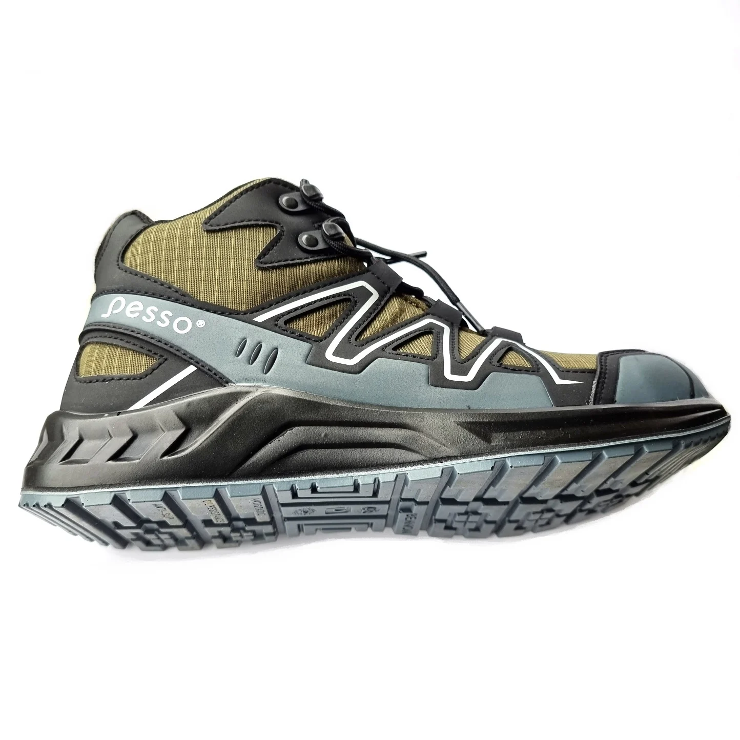 Sportinio stiliaus darbo batai Pesso Boulder, green  S3  SRC  CE / Steel +Kevlar