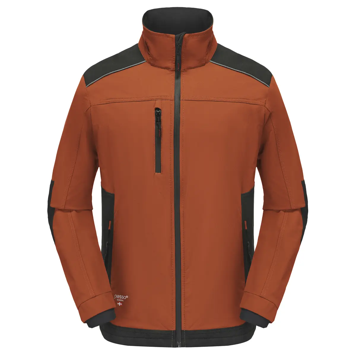 Darbo švarkas Pesso NEXUS 185, iš tampraus 4-Way Stretch audinio, Mountain Brown rudos spalvos