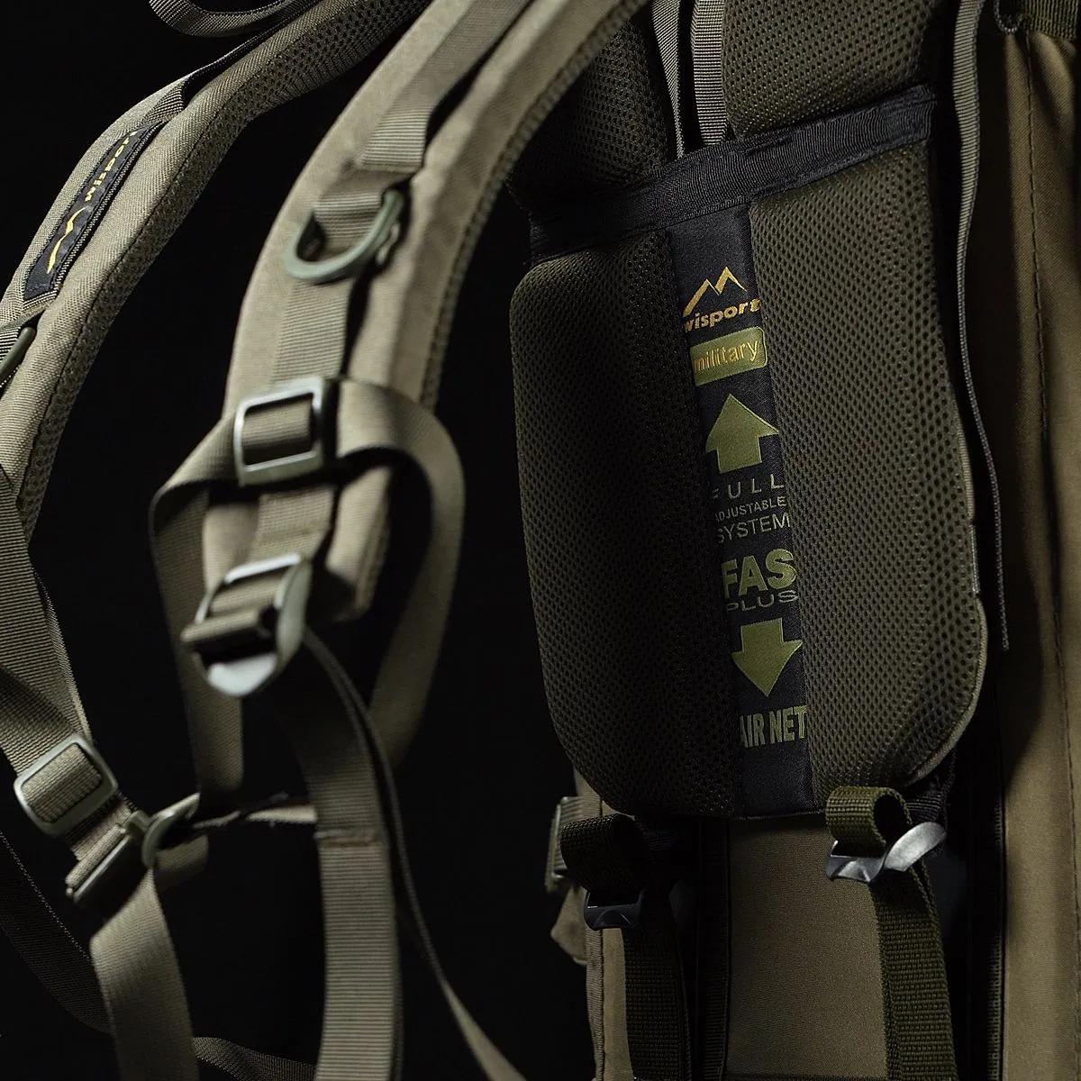 Profesionali Taktinė kuprinė WISPORT REINDEER 55 (CORDURA, 55 L, Olive Green)