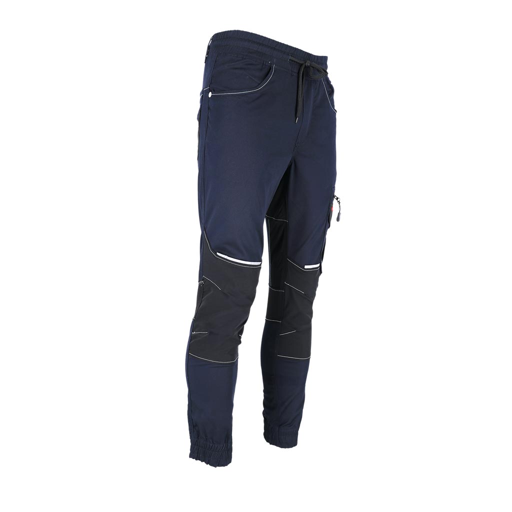 Aukštos kokybės elastingos darbo kelnės FLEXZONE TWILL, užtikrina judėjimo laisvę ir patogumą