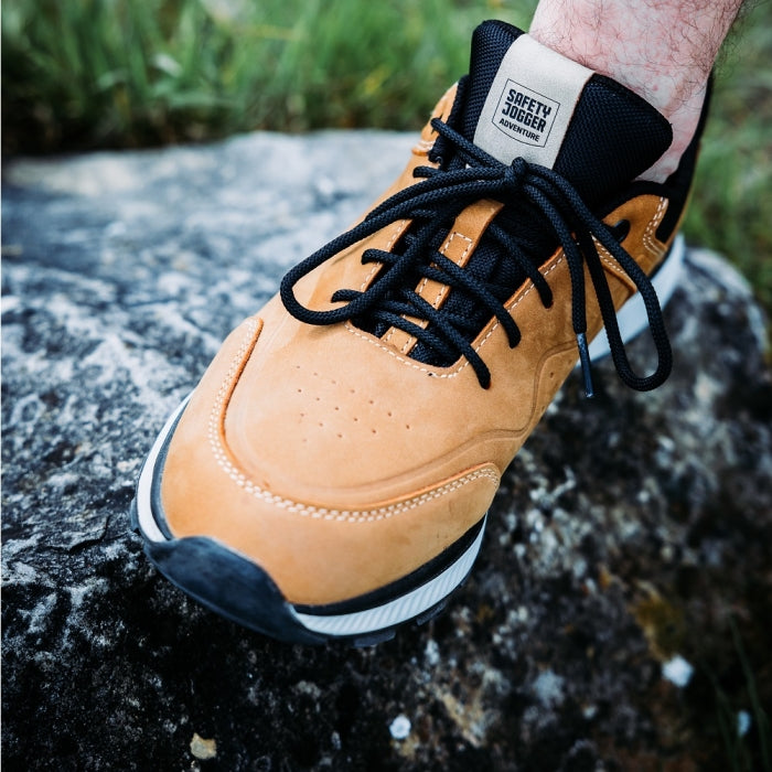 Neperšlampantys odiniai žygio batai STEADY LOW, ruda spalva