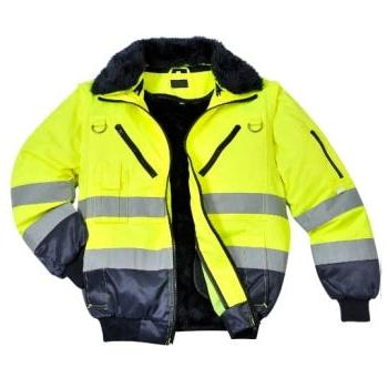 Neperpučiama ir vandeniui nepralaidaus audinio, "kvėpuojanti" striukė Pesso Pilot Hi-Vis 3-in-1 trys viename