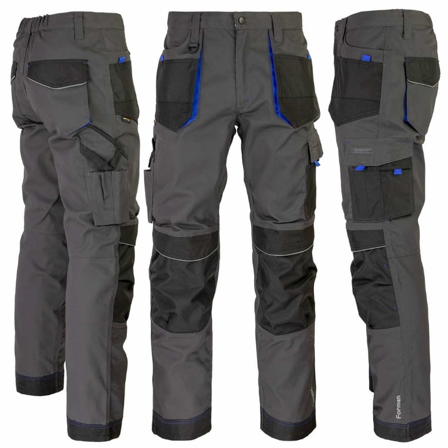 Tvirtos darbo kelnės FORMEN GREY BRIGHT