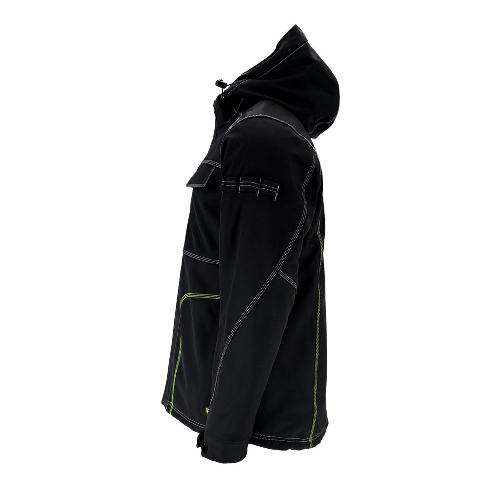Vyriška 3-jų sluoksnių Softshell darbo striukė ORKAN BLACK