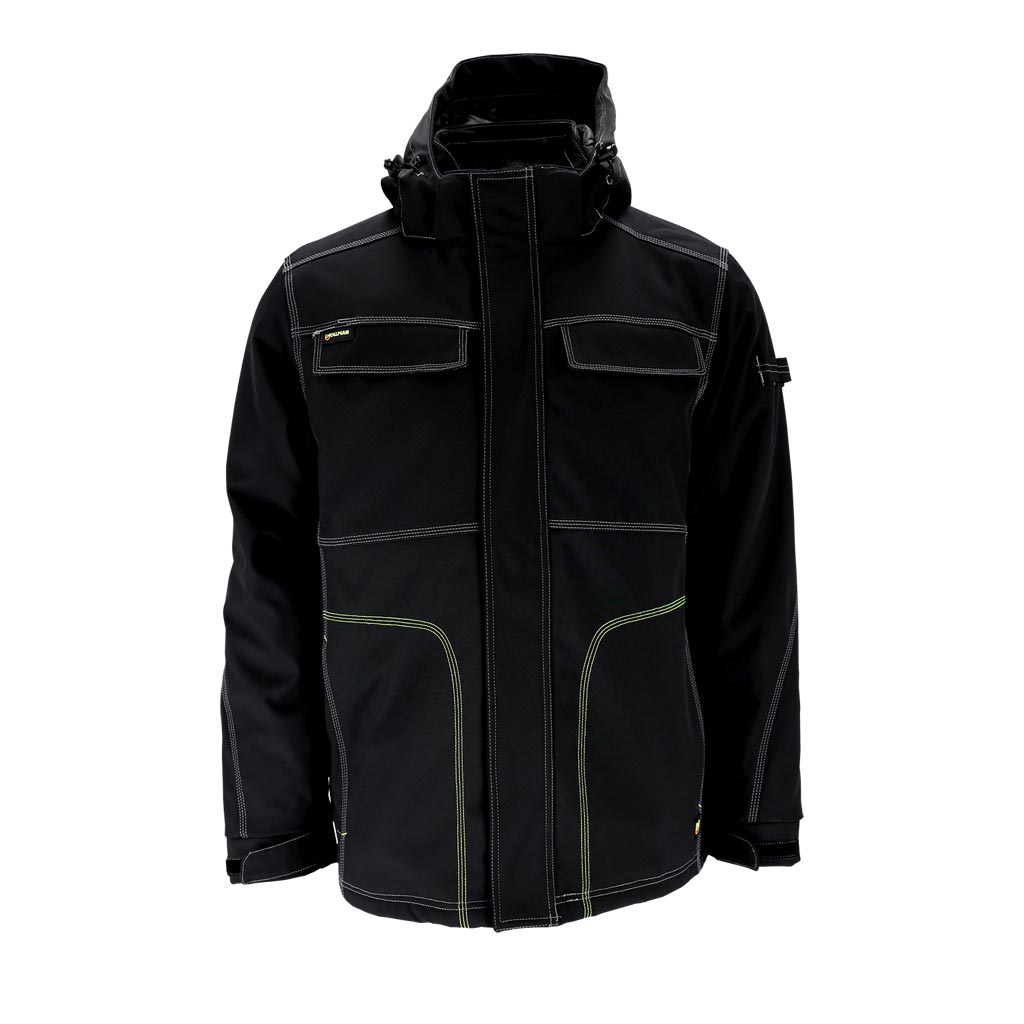 Vyriška 3-jų sluoksnių Softshell darbo striukė ORKAN BLACK
