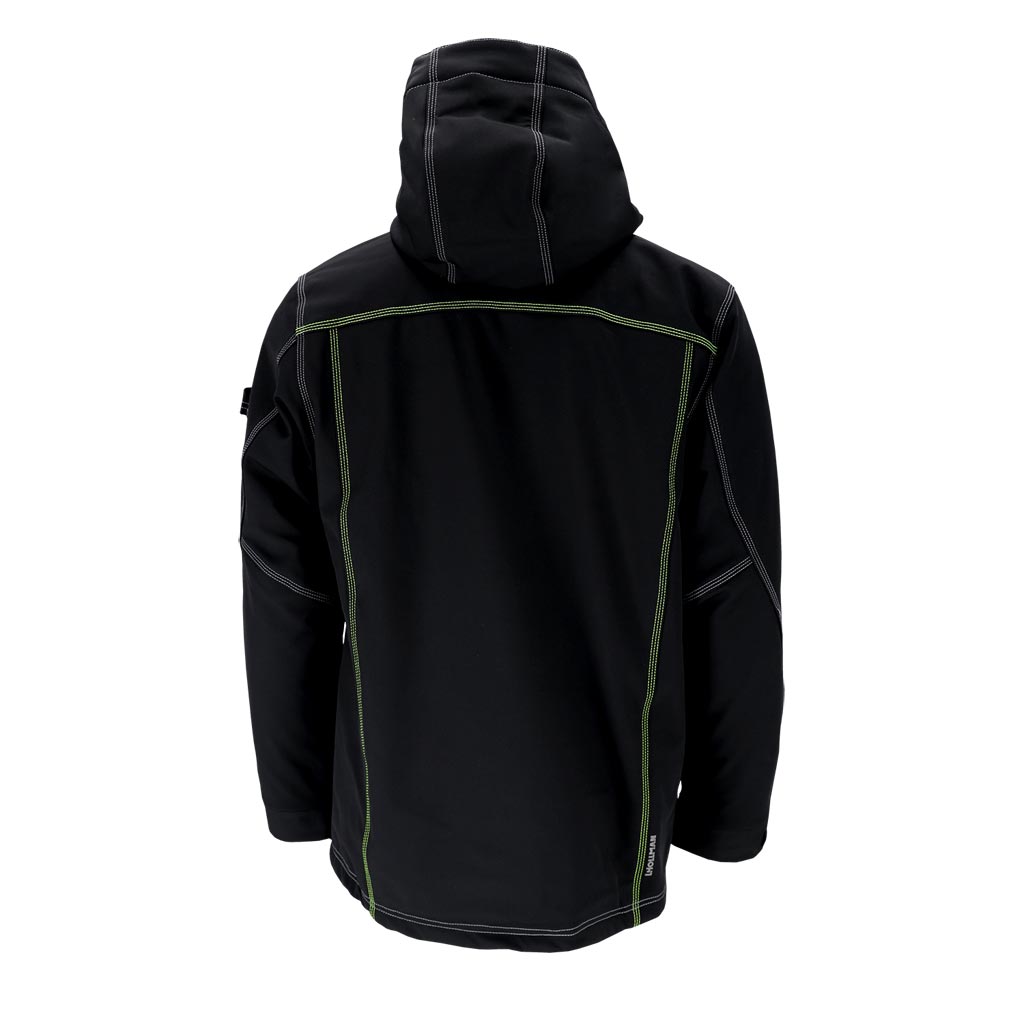 Vyriška 3-jų sluoksnių Softshell darbo striukė ORKAN BLACK