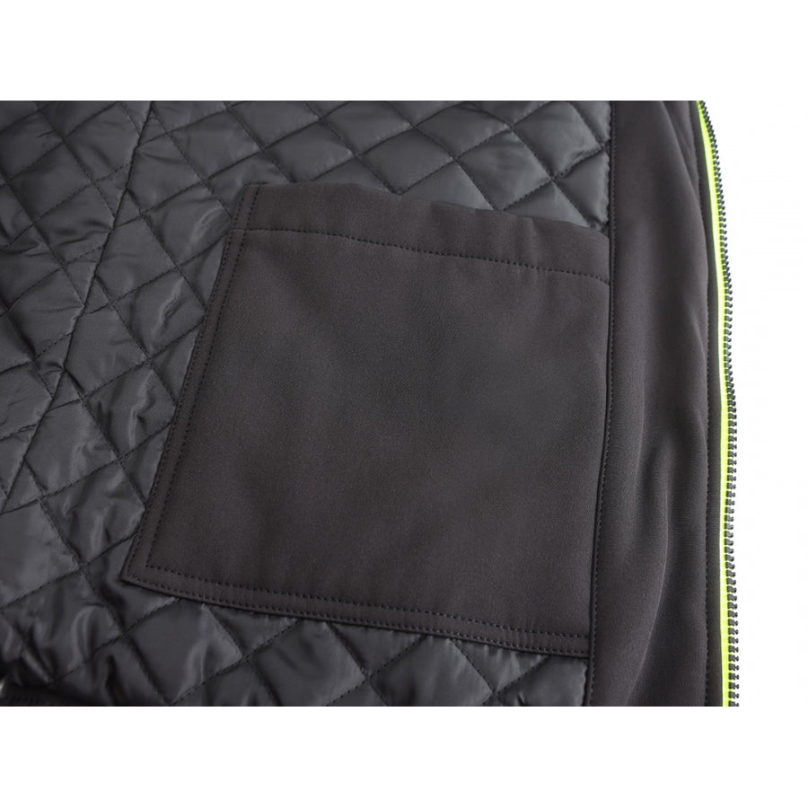 Softshell liemenė Pesso VESTA, juoda/ryškaus matomumo geltona