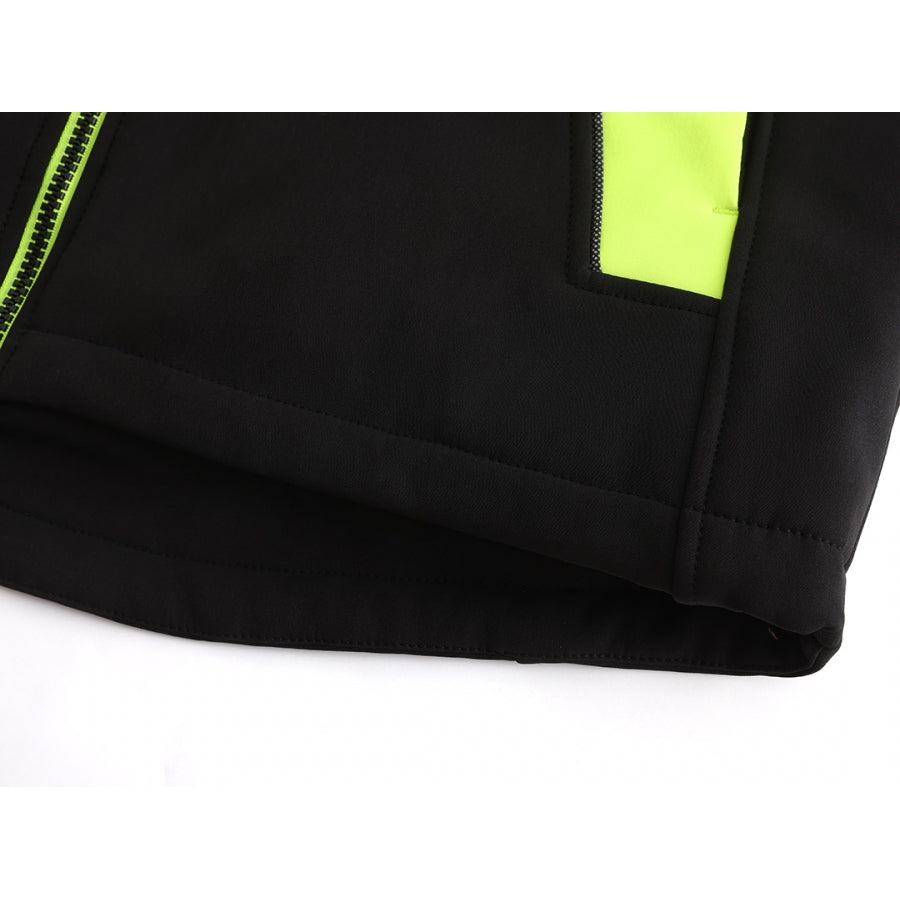Softshell liemenė Pesso VESTA, juoda/ryškaus matomumo geltona