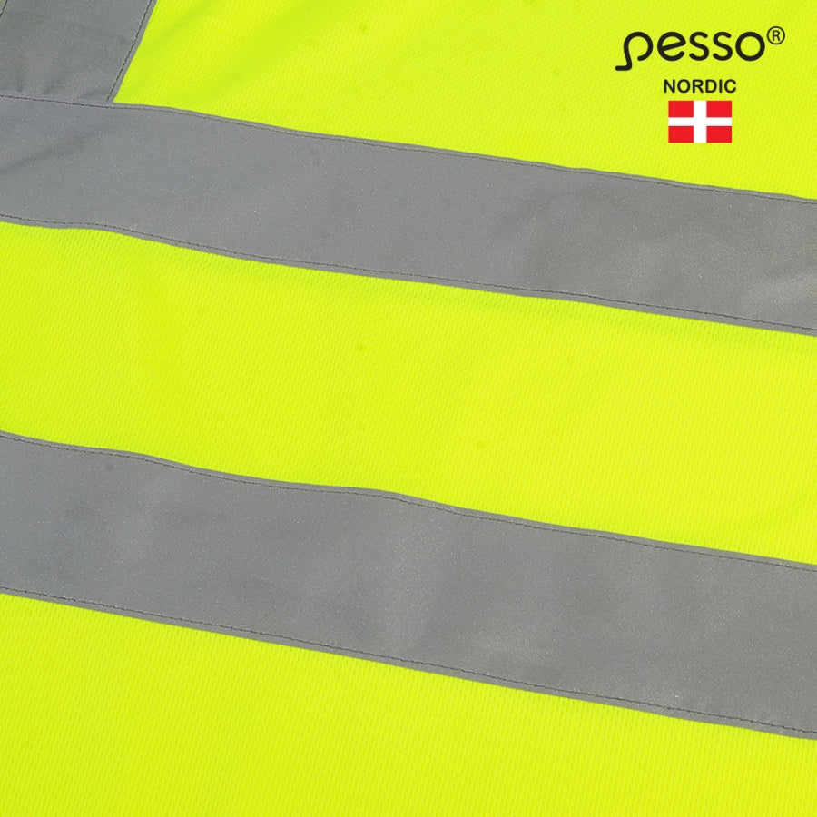 Marškinėliai Pesso HVM HI-VIS, geltoni