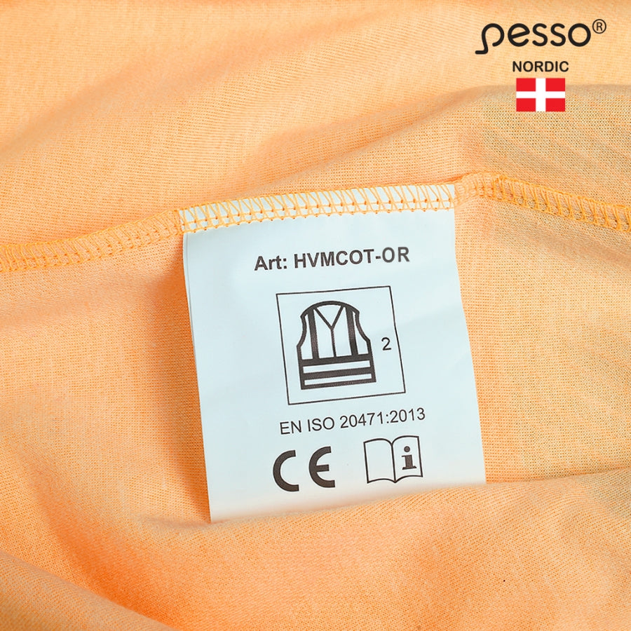 Marškinėliai Pesso HI-VIS HVMCOT, oranžinė