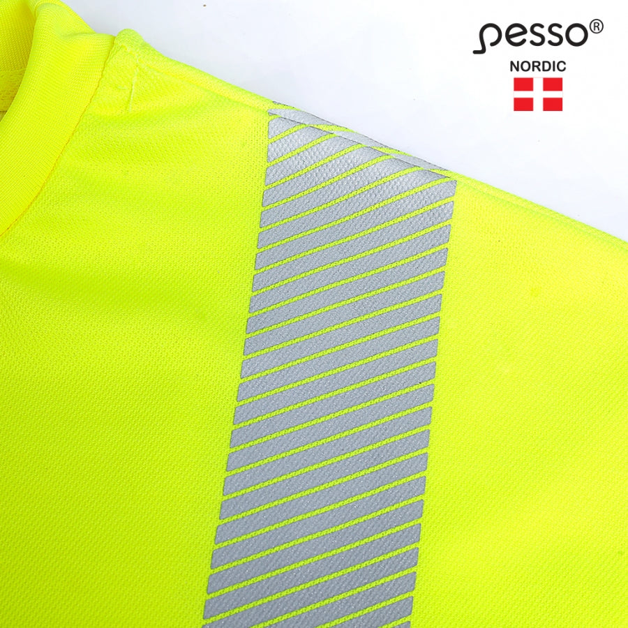 Marškinėliai Pesso HI-VIS HVMCOT, geltoni
