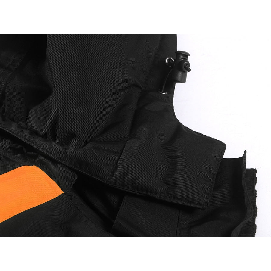 Šilta neperšlampanti striukė Pesso Nova, oranžinės detalės