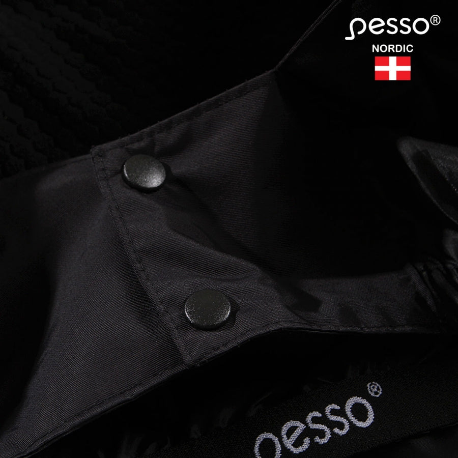 Šilta neperšlampanti striukė Pesso Nova, geltonos detalės