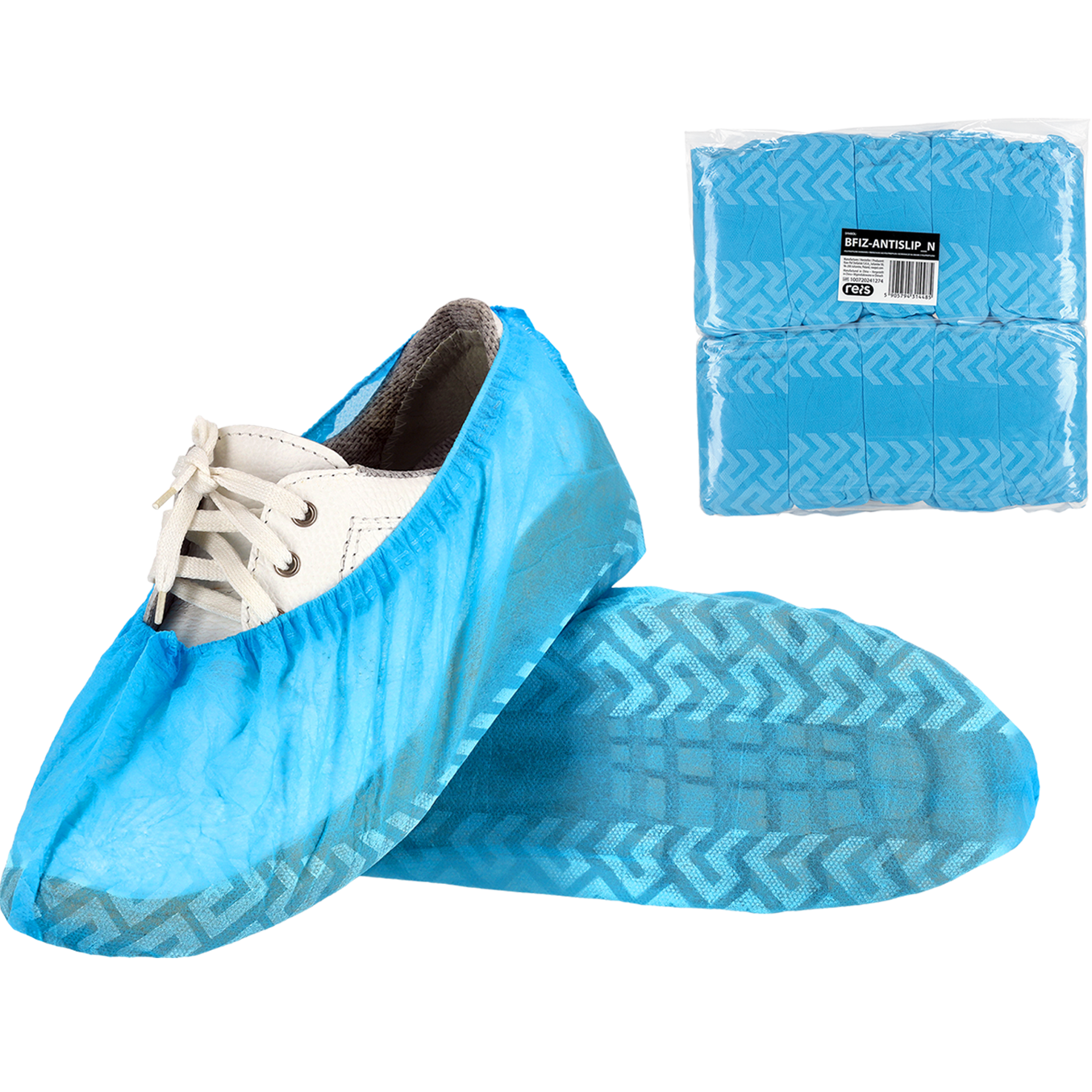 Vienkartiniai antbačiai su padidintu atsparumu slydimui ANTISLIP (100 vnt.)