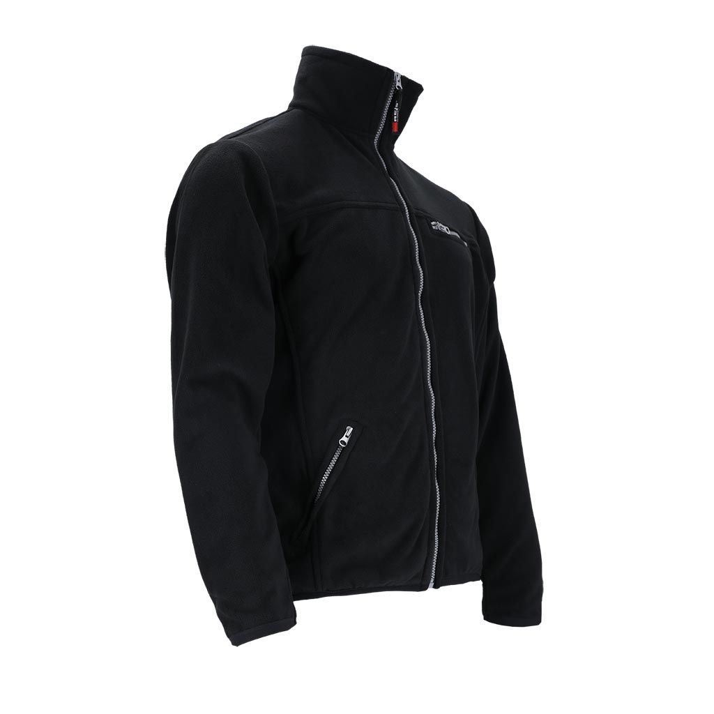 Šiltas ir praktiškas flisinis džemperis POLAR BLACK (dydžiai iki 8XL)